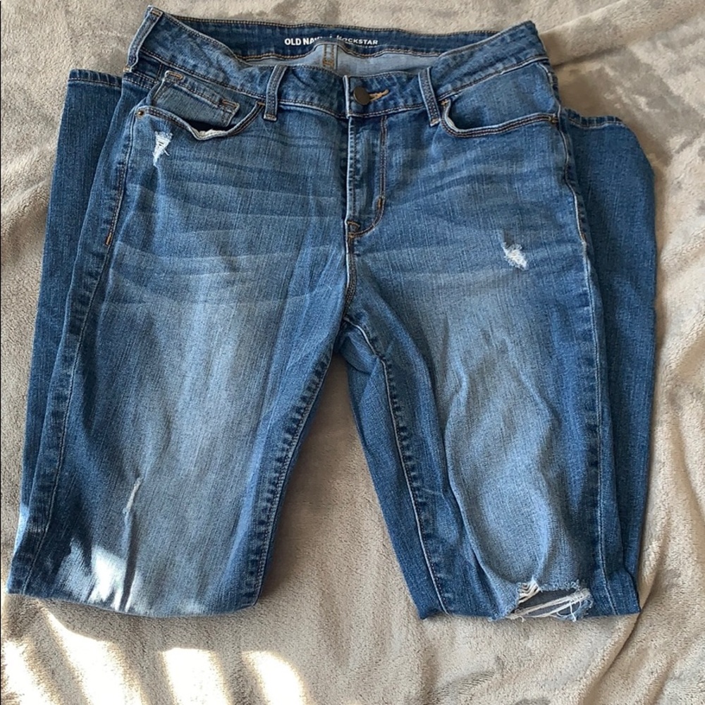 Distressed Rockstar Jean